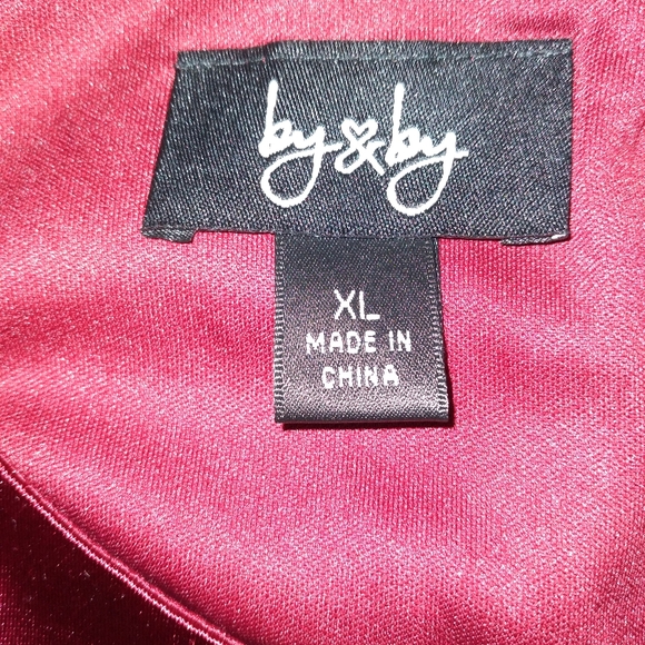 By & By cocktail mini dress in hoco solid knit satin in XL new with tags. - Picture 8 of 10